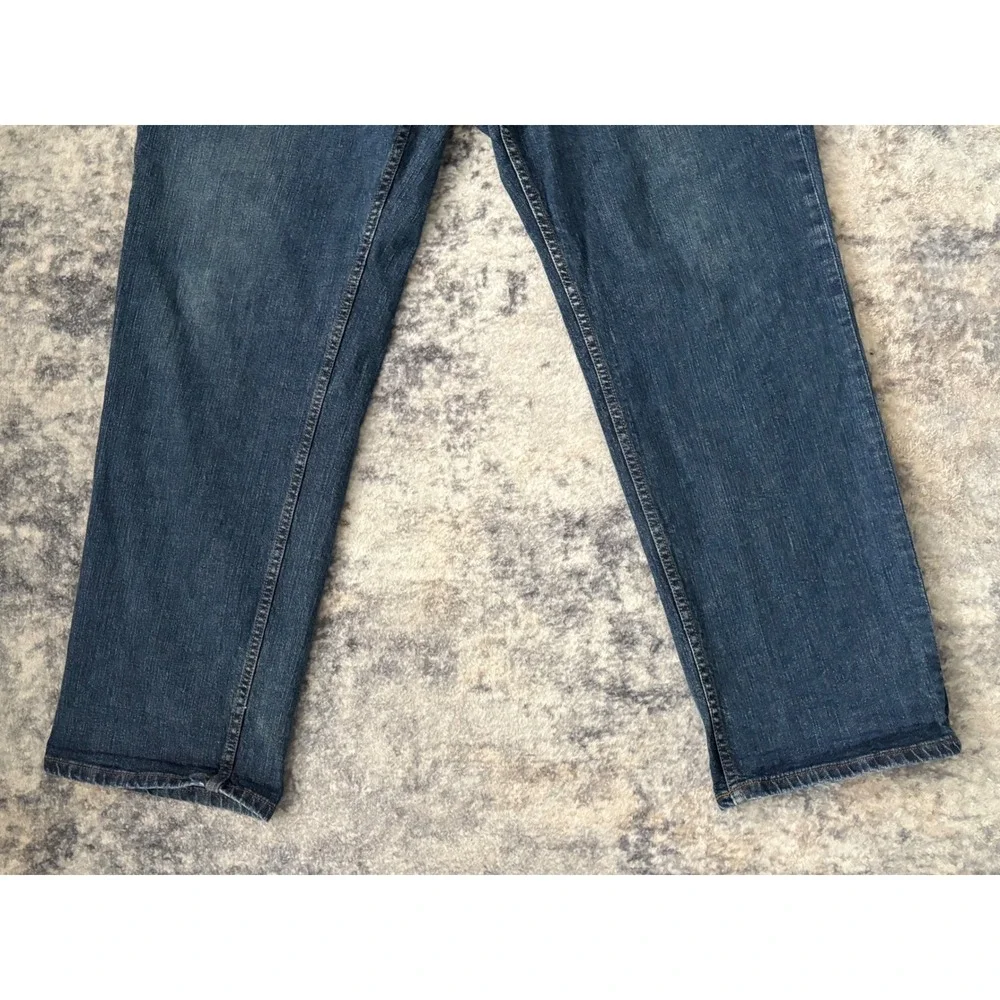 Duluth Trading Co Flex Weekender‎ Jeans Mens 38x30 (36x30) Blue Straight Denim